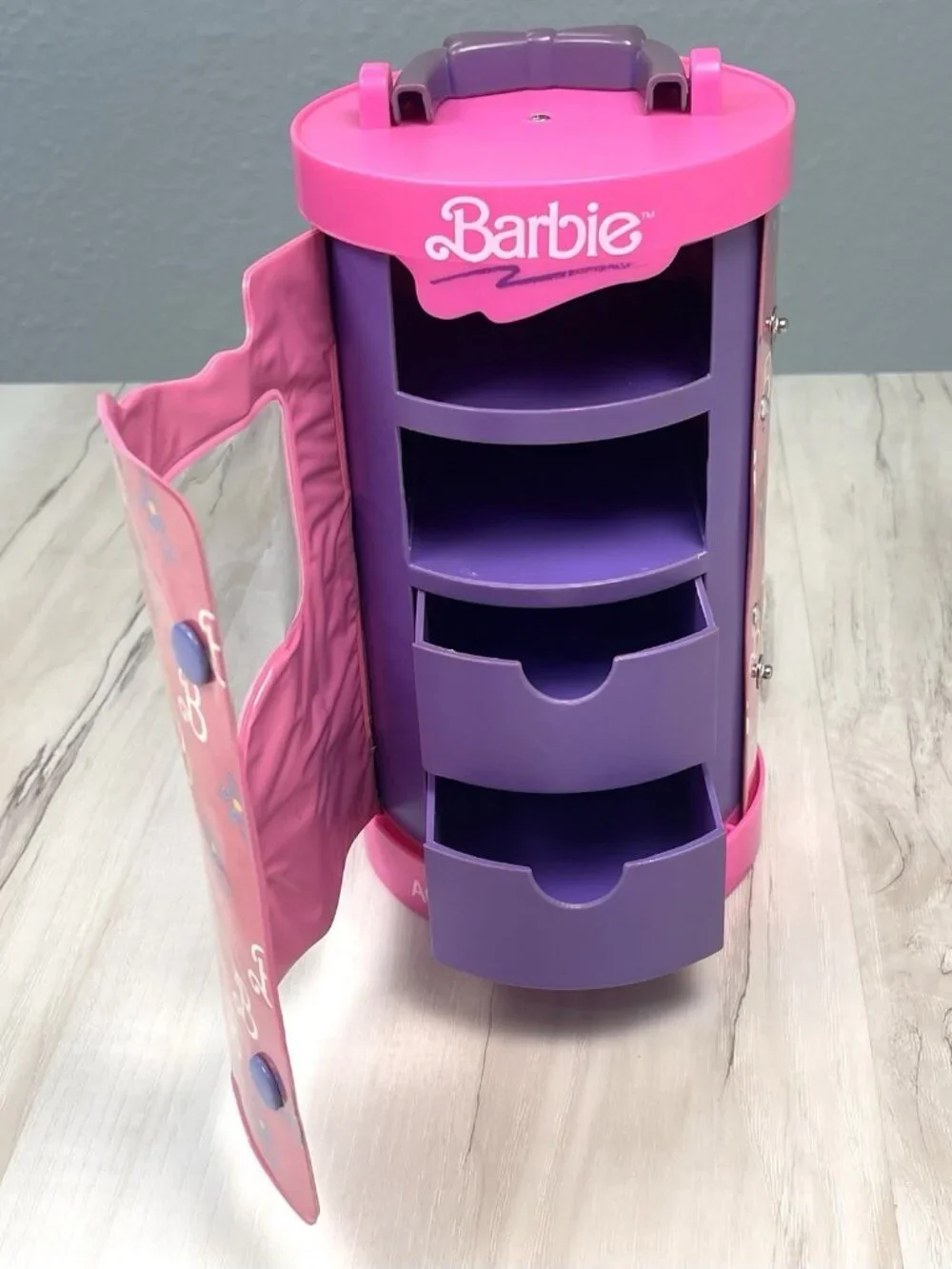 90s VTG 107pc Lot Mattel BARBIE CLOTHES & Accessories + 1991 Accessory Case
